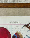 (Fine Art Print) Watercolor on Antique Ledger Paper ~ Wicha'sa 2013