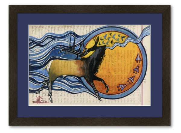 Fine Art Print) Song of the Elk Nation – Seven Fires Art