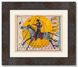 (Fine Art Print) Watercolor on Antique Map ~ Race to Sand Creek