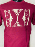 Short Sleeve T-Shirt: Parfleche Design Screen Print - 2 Colors
