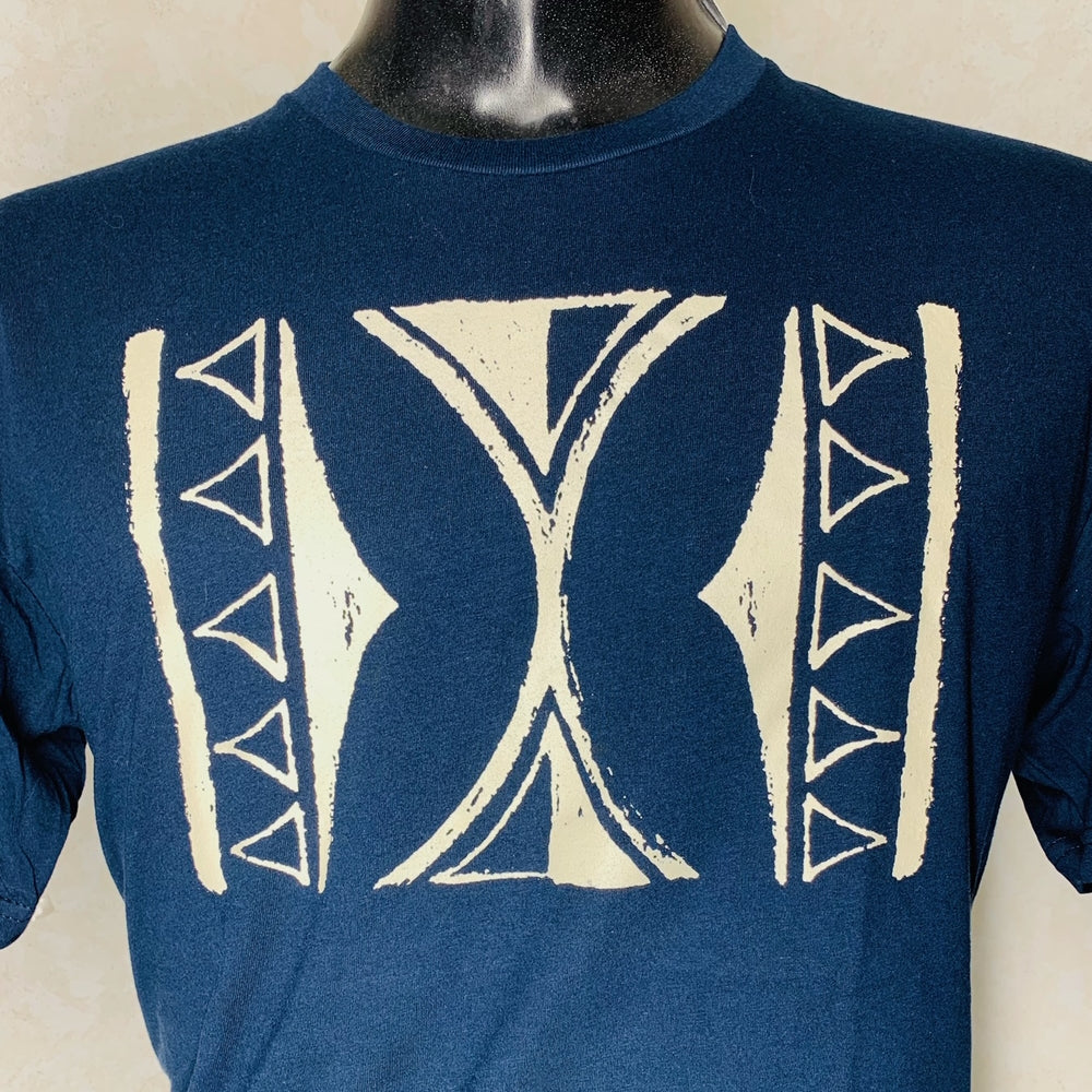 Short Sleeve T-Shirt: Parfleche Design Screen Print - 2 Colors