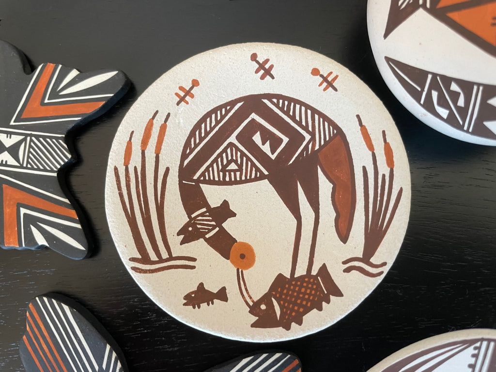 Bowl with Horse and Fish by Joshua Sanchez