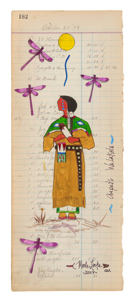 Fine Art Print - Antique Ledger #182 - Ampetu Walakota