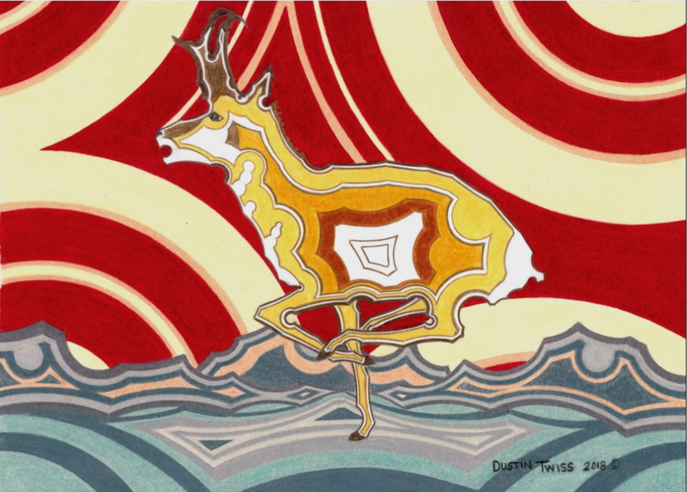 Giclée Prints & Notecards - Pronghorn Basin