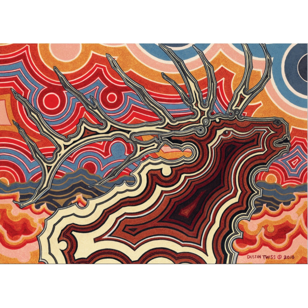 Giclée Prints & Notecards - Calling Bull