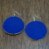 Parfleche Circle Earrings ~ Three Styles