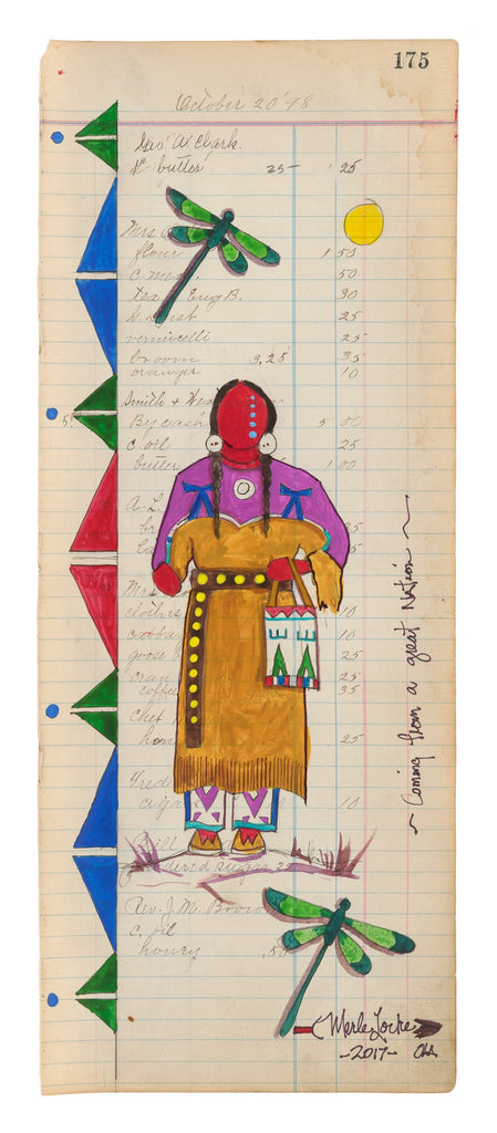 Fine Art Print - Antique Ledger #175 - Coming from a Great Nation