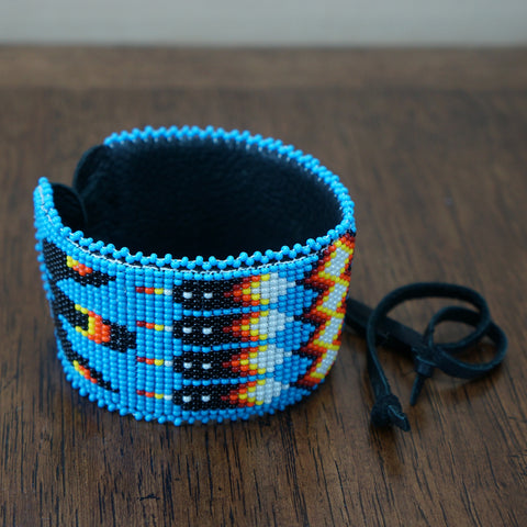 Men's Beaded Cuff Bracelet