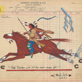 (Fine Art Print) Ledger Art - Fast Thunder