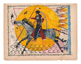 (Fine Art Print) Watercolor on Antique Map ~ Race to Sand Creek
