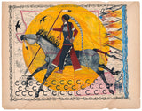 (Fine Art Print) Watercolor on Antique Map ~ Race to Sand Creek