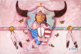 Powerful original Native american art