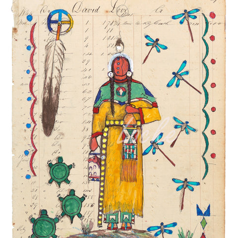 (Fine Art Print) Ledger Art - Activa ' Beauty Ignites