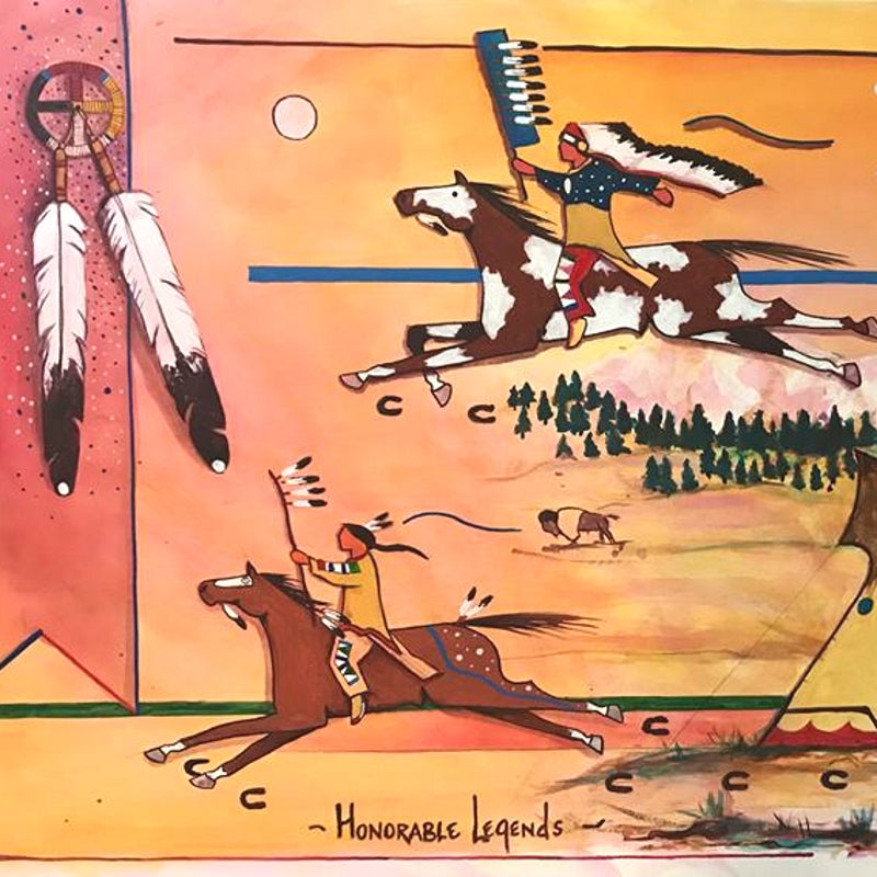 Original Acrylic on Canvas - Honorable Legends