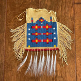 Traditional Beaded Pipe and Medicine Bag Set