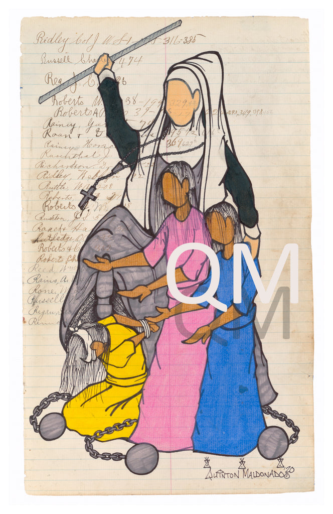 (Fine Art Print) Ledger Art - Sister