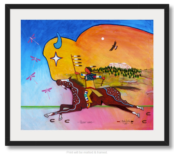 Fine Art Print) Acrylic on Canvas Panel - Lakota Hope – Seven Fires Art