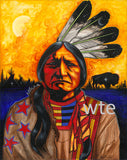 (Fine Art Print) Sitting Bull #1