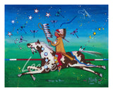 Original Acrylic on Canvas - Strips for Stars