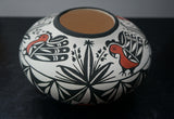 Acoma Parrot Motif Vessel