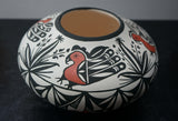 Acoma Parrot Motif Vessel
