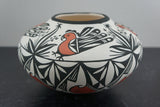 Acoma Parrot Motif Vessel