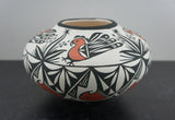 Acoma Parrot Motif Vessel