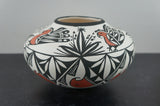 Acoma Parrot Motif Vessel