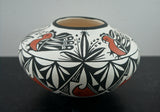 Acoma Parrot Motif Vessel