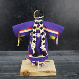 Traditional Buckskin Doll - Jingle Dancer Purple