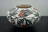 Acoma Parrot Motif Vessel