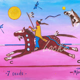 (Fine Art Print) Acrylic on Canvas - 7 Deeds