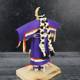 Traditional Buckskin Doll - Jingle Dancer Purple