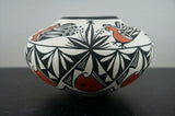 Acoma Parrot Motif Vessel