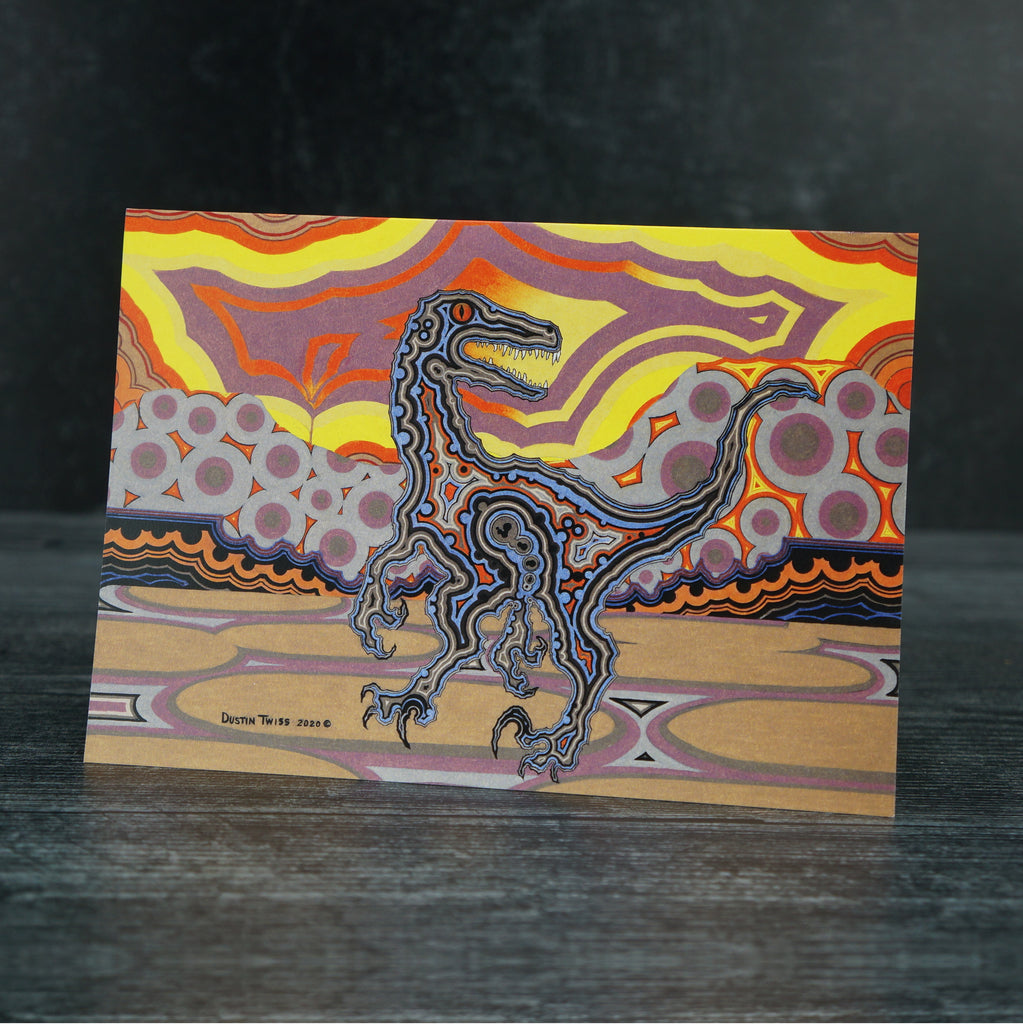 Giclée Prints & Notecards - Velociraptor