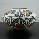 Acoma Parrot Motif Vessel