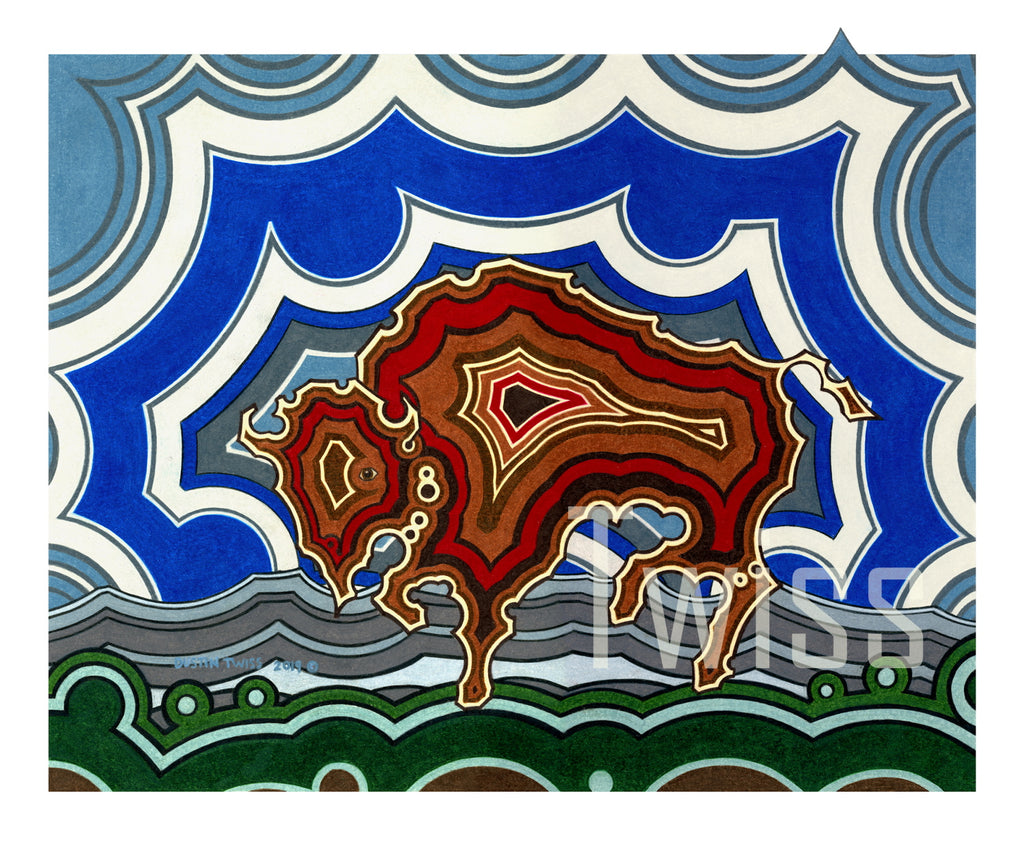 Giclée Prints & Notecards - Dancing Bull