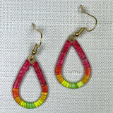 Quillwork on Brass Earrings - 16 Styles!