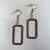 Quillwork on Brass Earrings - 16 Styles!