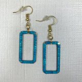 Quillwork on Brass Earrings - 16 Styles!
