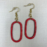 Quillwork on Brass Earrings - 16 Styles!