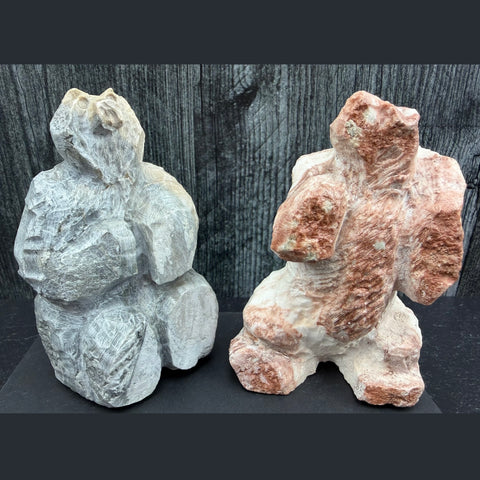 Pair of Rough Cut Bears