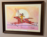 Original Acrylic on Watercolor Paper - 7th Victory