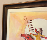 Original Acrylic on Watercolor Paper - 7th Victory
