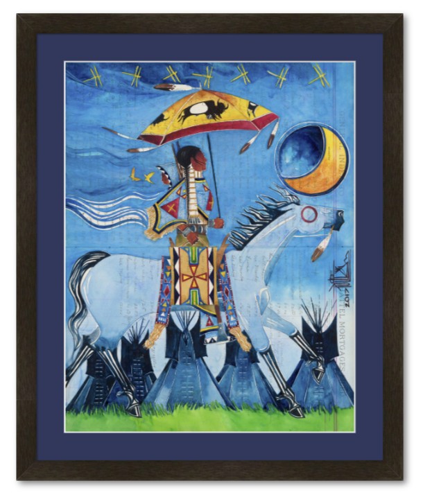 Fine Art Print) She Rides with the Wind Before the Storm – Seven