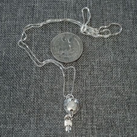 Shield Feather Necklace