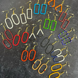 Quillwork on Brass Earrings - 16 Styles!