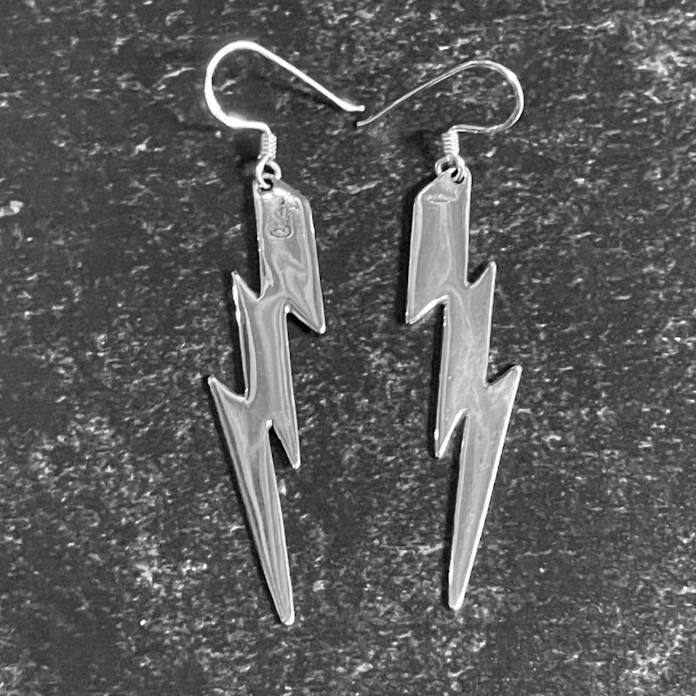 Lightning Bolt Pendant & Earrings