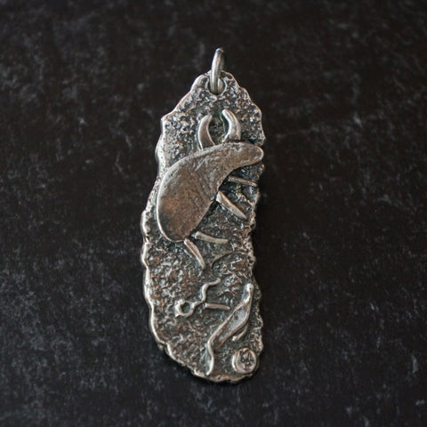Sacred Buffalo / Dragonfly Pendant