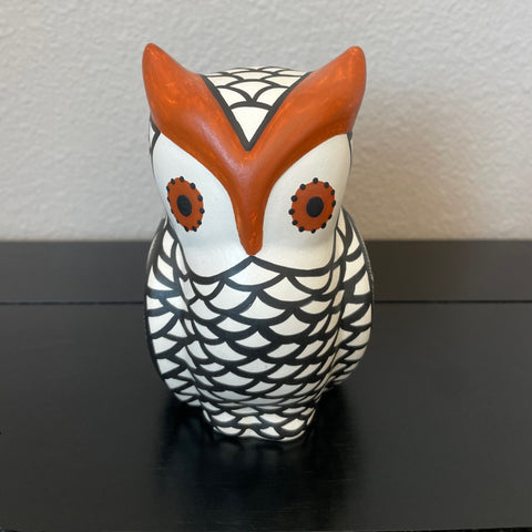 Handmade Acoma Pottery Owl